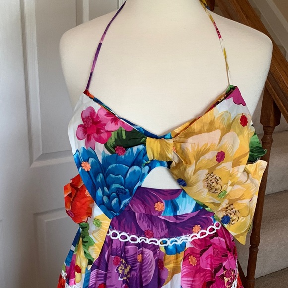 🎉HP🎉 FARM Rio Rainbow Chita flower midi dress - Picture 8 of 13